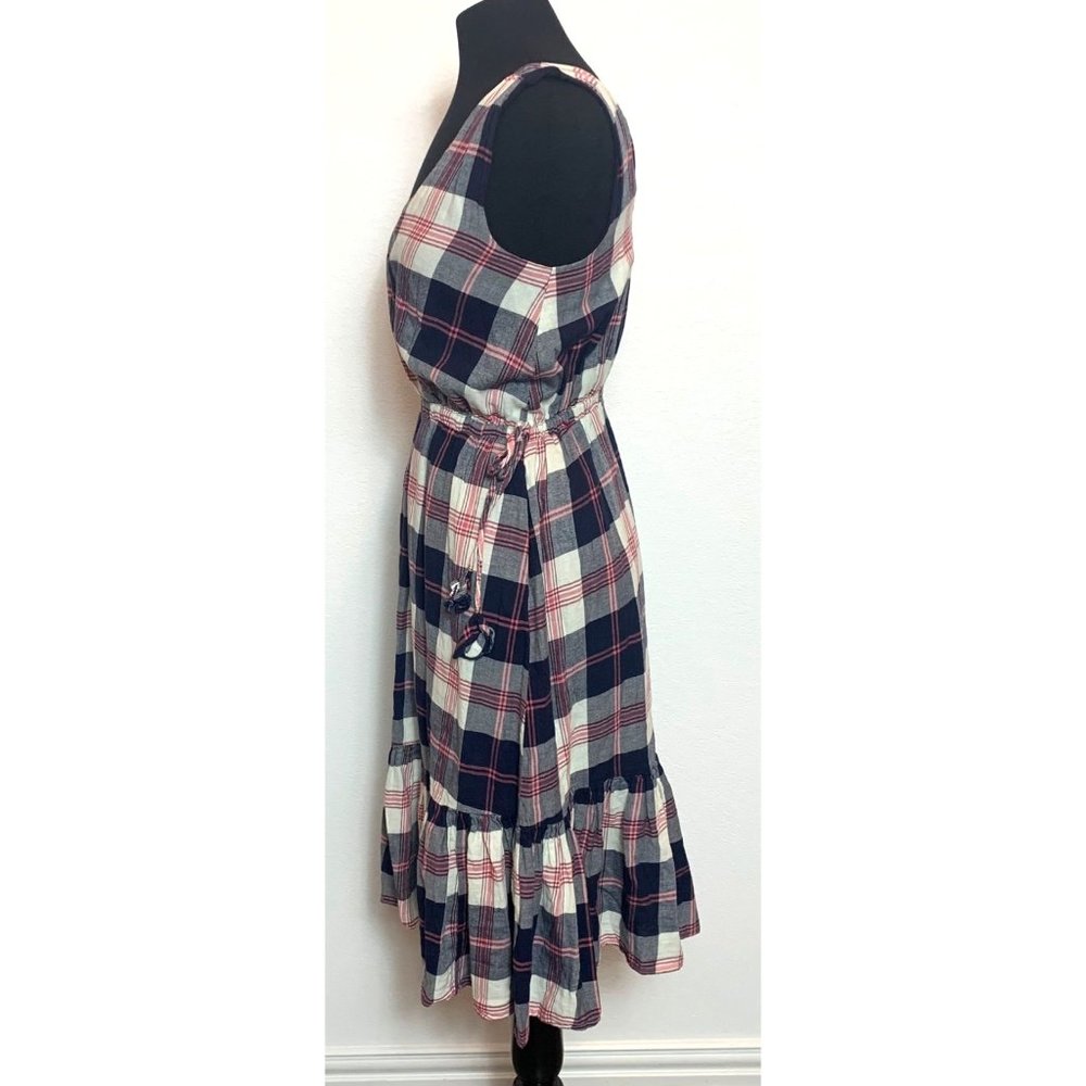 Isabella Sinclair by Anthropologie Flannel Dickens Plaid Dress Size XS - Picture 3 of 16